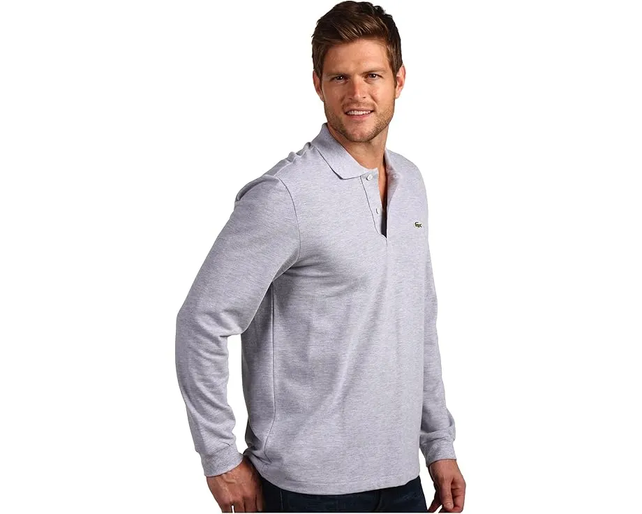 Классическая поло Lacoste с длинным рукавом из пике