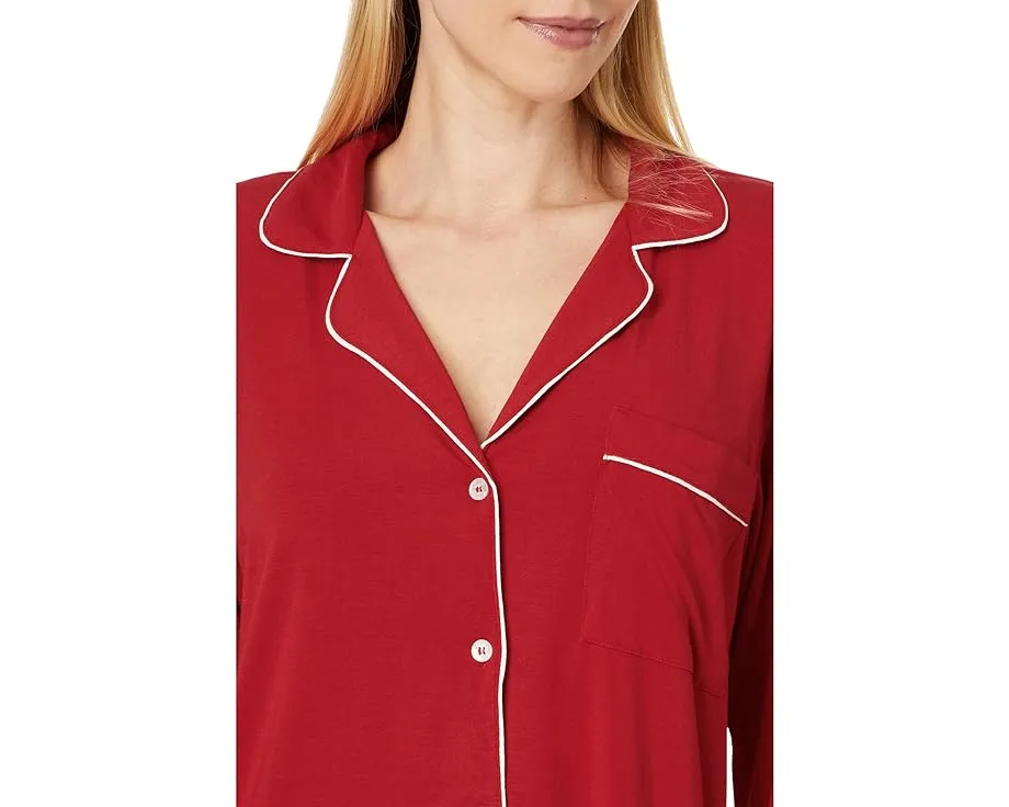 Ночная сорочка Eberjey Gisele из ткани TENCEL Modal с карманом и контрастной окантовкой