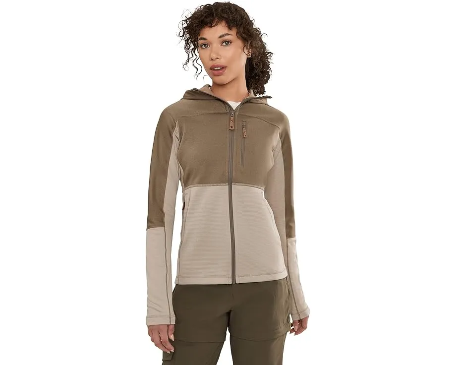 Толстовка Abisko Trail Fleece от Fjällräven с отводом влаги и капюшоном