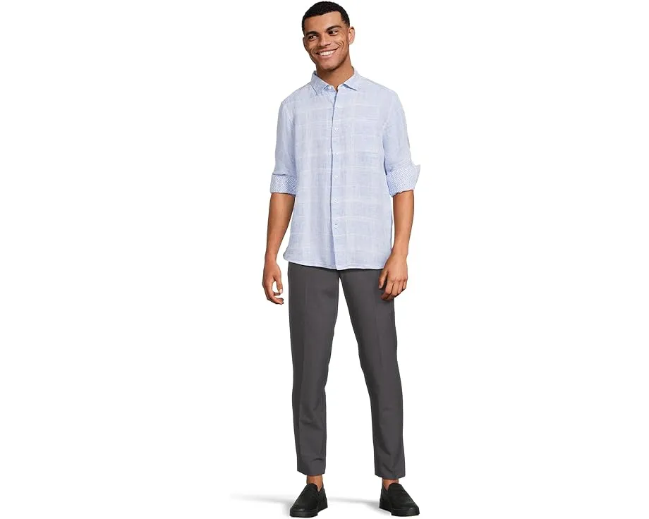 Рубашка Tommy Bahama Paradisio Plaid из льна с длинным рукавом