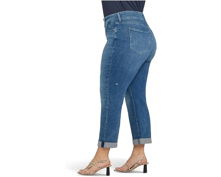 Прямые укороченные джинсы Bailey с манжетами и технологией Lift Tuck от NYDJ