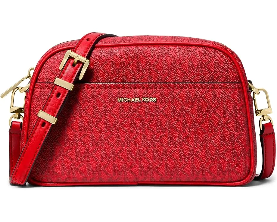 Маленькая кросбоди сумка MICHAEL Michael Kors Jet Set из гладкой кожи