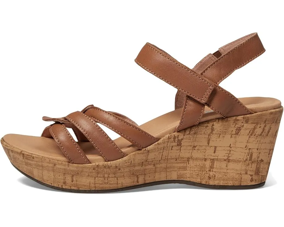 Сандалии Naot Tropical с клиновидным каблуком и застежкой на липучке