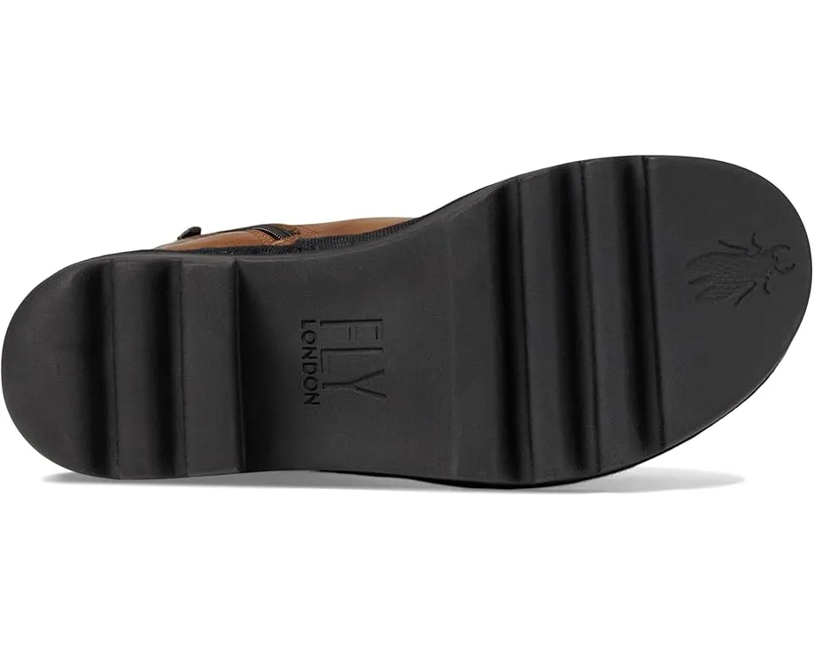 Ботинки FLY LONDON Toor на молнии с массивным каблуком