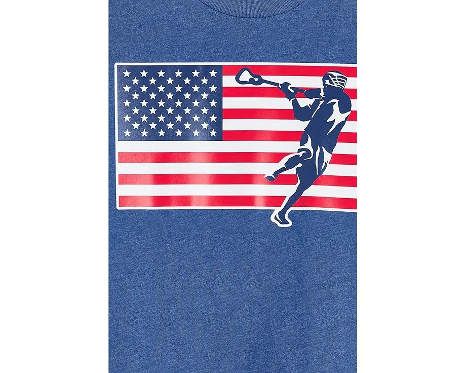 Футболка ChalkTalk SPORTS Kids для лакросса с патриотичным принтом