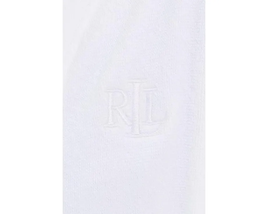 Халат Lauren Ralph Lauren из интерлока с капюшоном и контрастным кантом