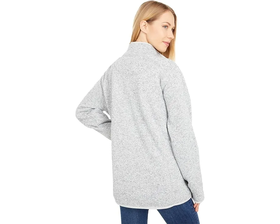Куртка L.L.Bean Sweater Fleece Full Zip с карманами на молнии и отложным воротником