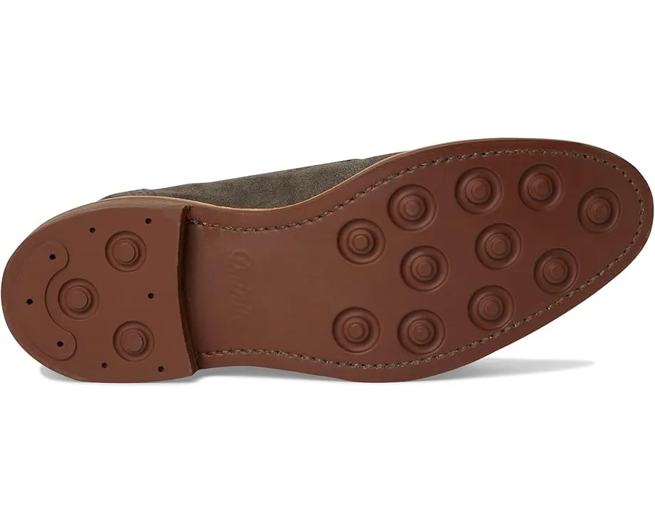 Туфли Allen Edmonds Winstonmok Derby из замши с контрастной строчкой