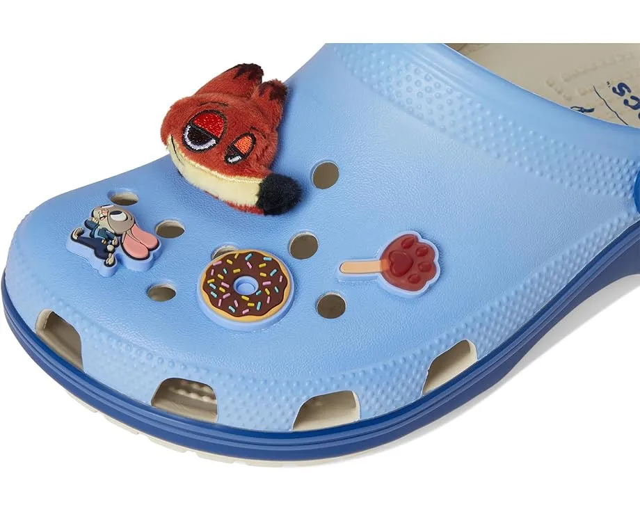 Кроксы Crocs Kids Zootopia Classic Clogs с фигурками Джуди Хоппс и Ника Уайлда