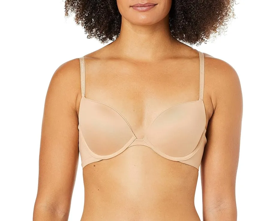 Бюстгальтер Calvin Klein Constant Push Up Plunge с эффектом пуш-ап и косточками