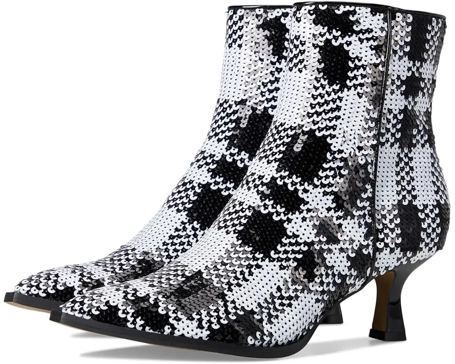 Ботильоны Blue by Betsey Johnson Louisa на небольшом каблуке с клетчатым узором