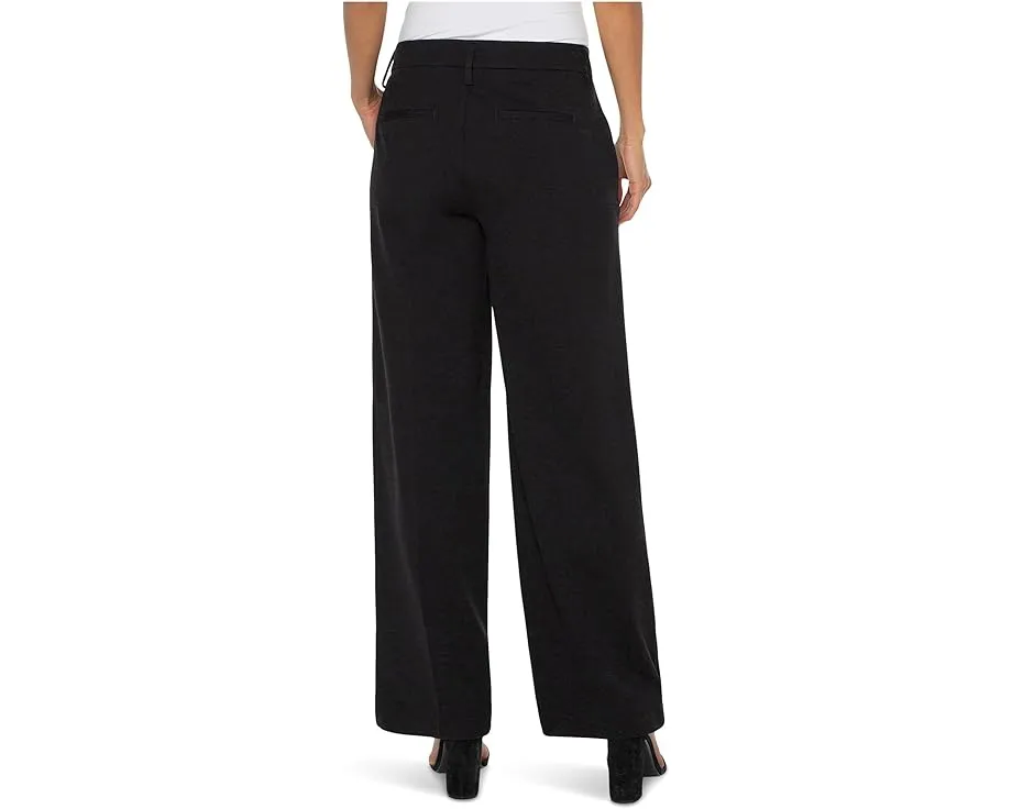 Брюки Liverpool Los Angeles Kelsey Mid-Rise Wide Leg с широкими штанинами и поясом