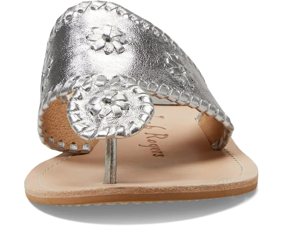Сандалии Jack Rogers Jacks Flat Wide с кожаным верхом и низким каблуком