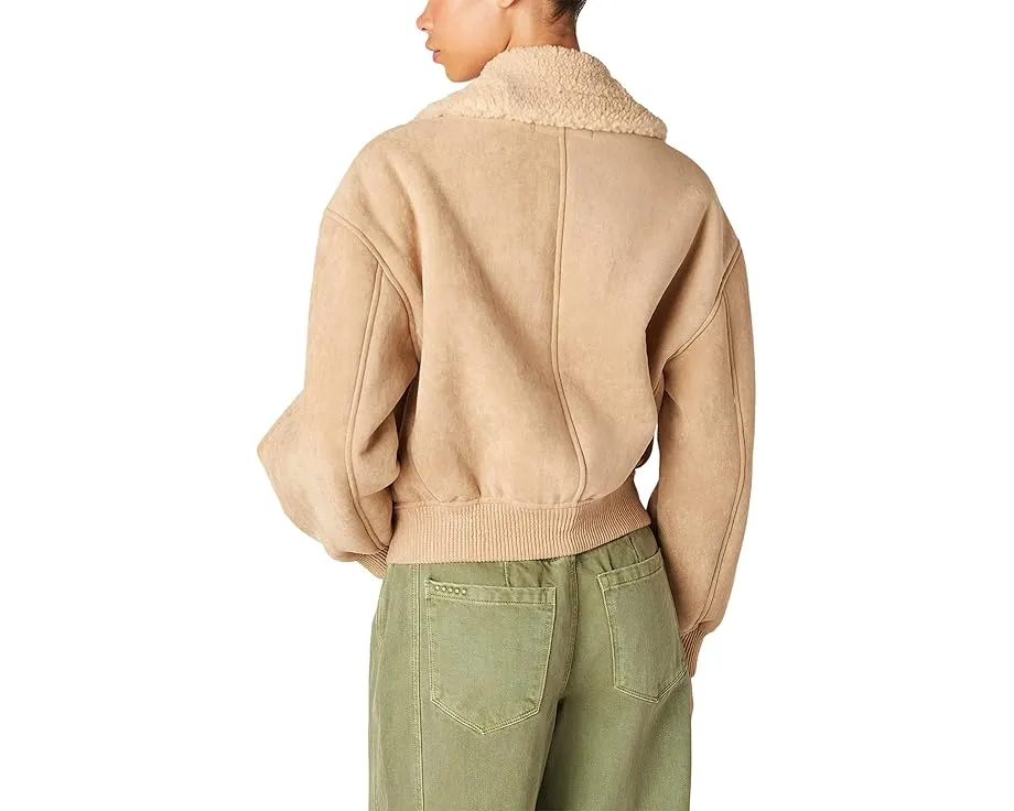 Куртка-бомбер Blank NYC из искусственной замши