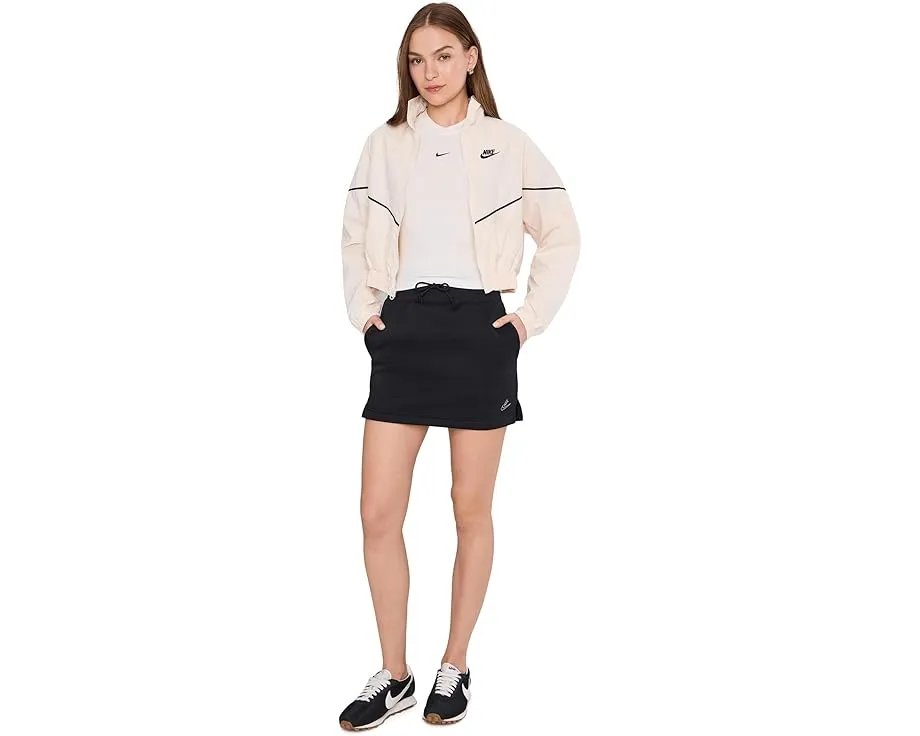 Мини-юбка Nike Sportswear Phoenix Fleece с высокой талией
