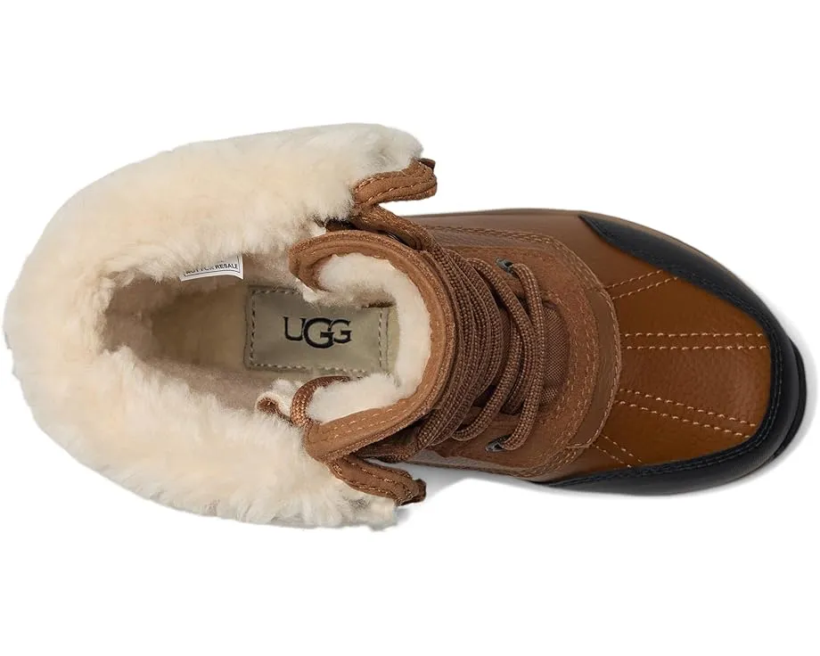 Детские зимние ботинки UGG Kids Adirondack Boot XXV с водонепроницаемой кожей и отворотом