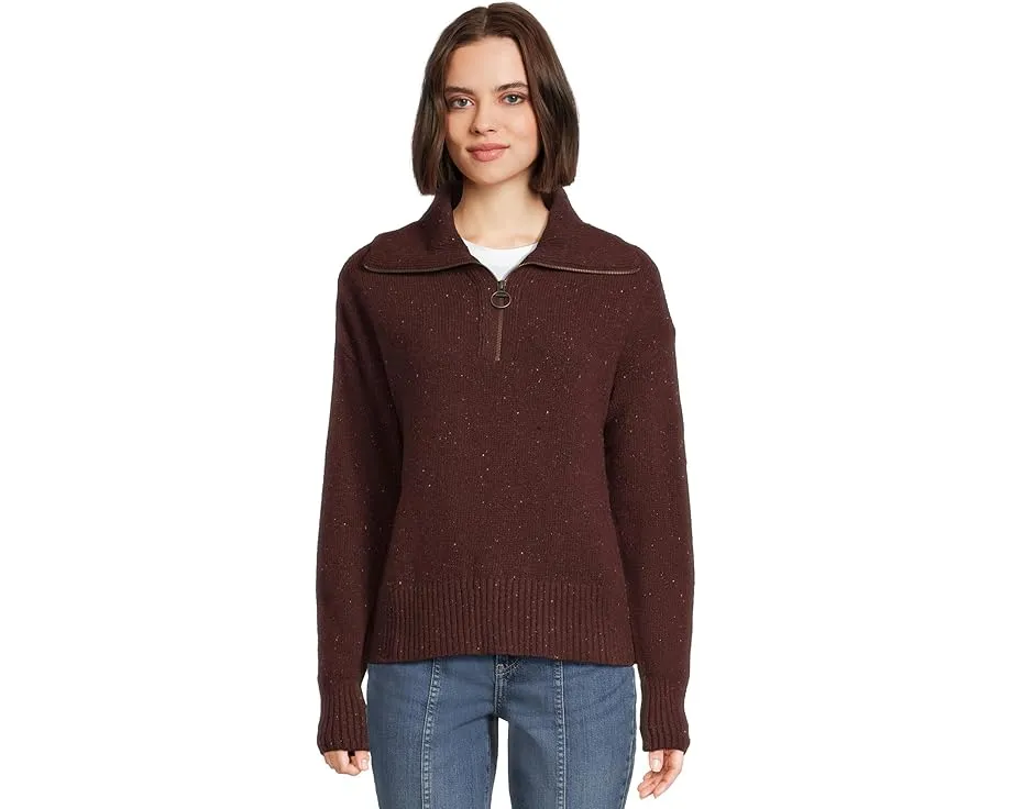 Свитер Barbour Lavensdale с полузастежкой-молнией и воротником-воронкой