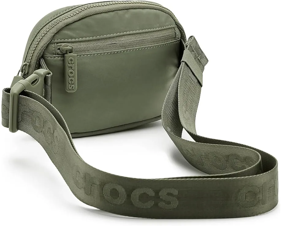 Поясная сумка Crocs с основным отделением на молнии и карманом сзади