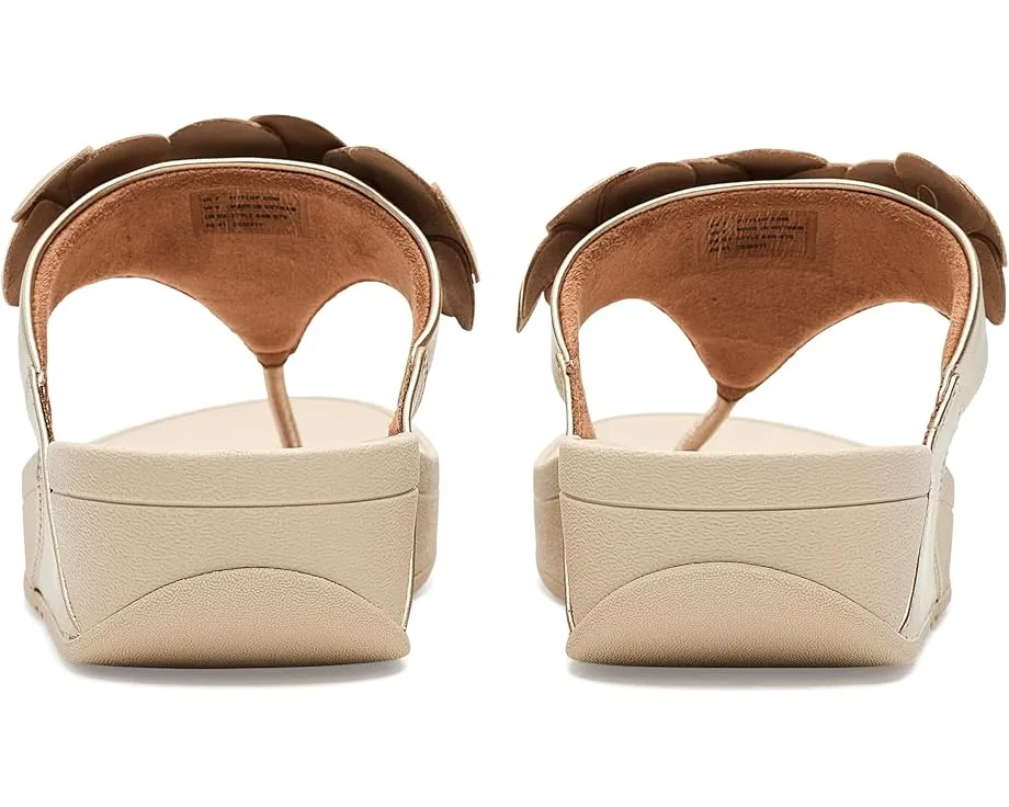 Сандалии FitFlop Lulu Flower с ремешком между пальцев и цветочным декором