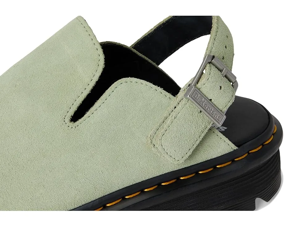 Мюли Dr. Martens Zeb Zag на гибридной амортизирующей подошве из замши