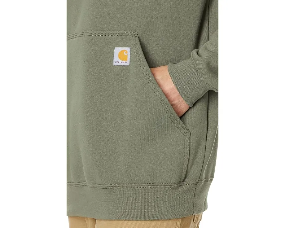 Толстовка Carhartt Loose Fit Midweight с логотипом на рукаве и капюшоном