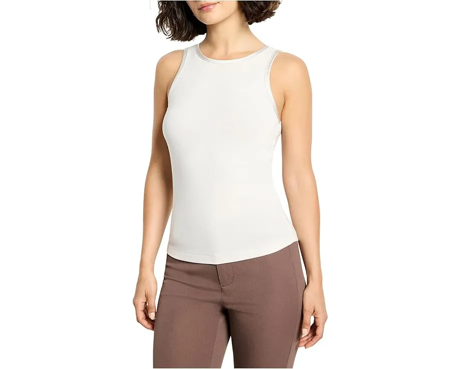 Топ NIC+ZOE с ребристой структурой и блестящей отделкой