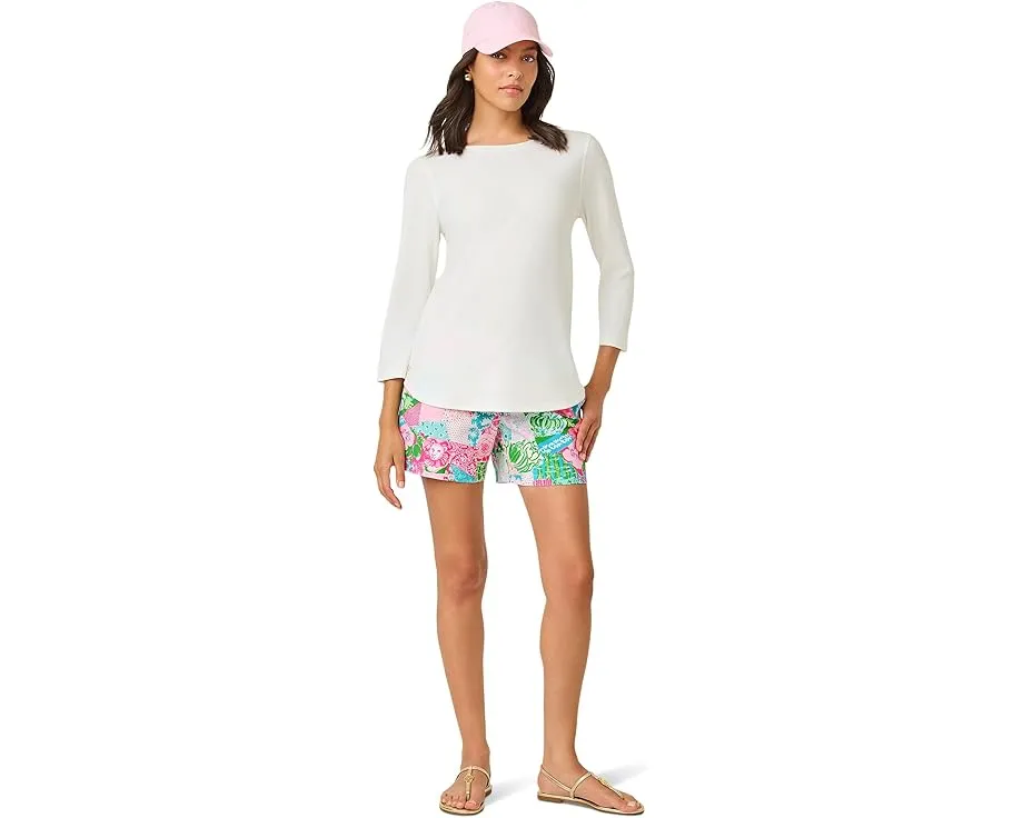 Топ Key West с рукавом 3/4 и лодочкой от Lilly Pulitzer