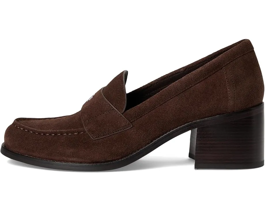 Tory Burch Лоферы на каблуке 55мм из замши с логотипом