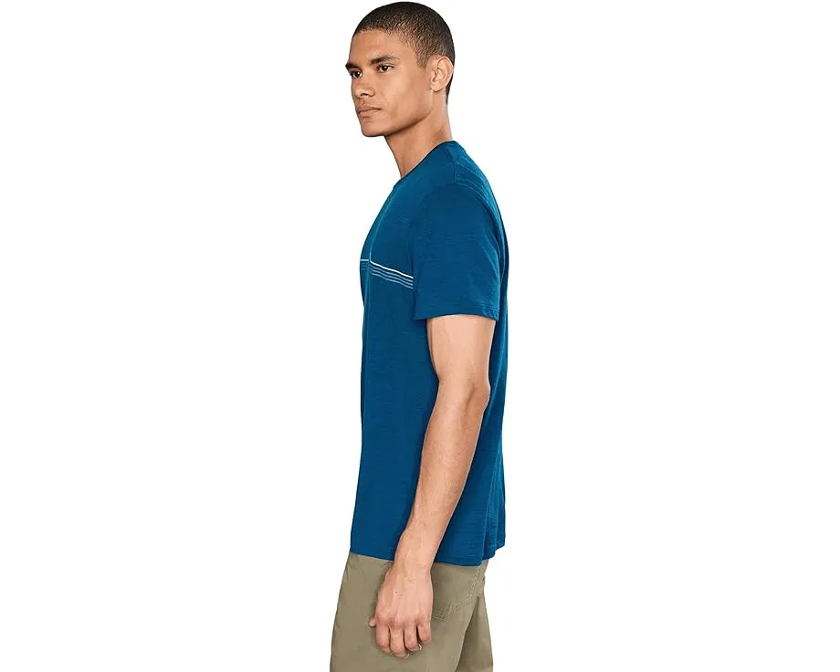 Футболка Icebreaker Merino 150 Tech Lite с коротким рукавом и полосками из мериносовой шерсти