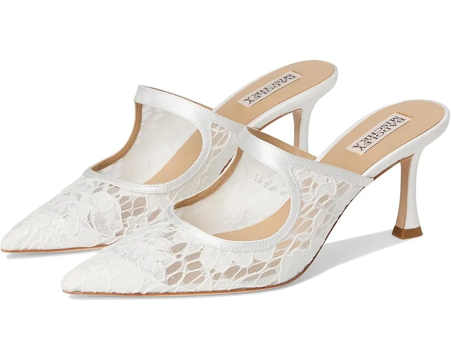 Туфли Oaklyn от Badgley Mischka на шпильке с острым носком и кружевными деталями
