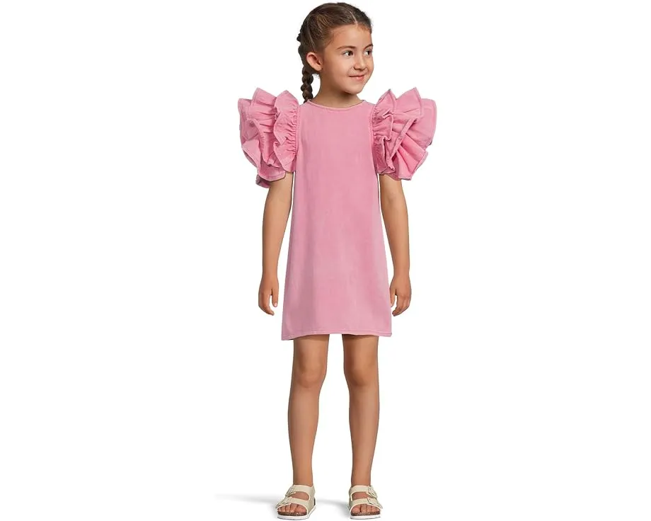 Джинсовое платье с рюшами Pink Princess для девочек от Lola and The Boys