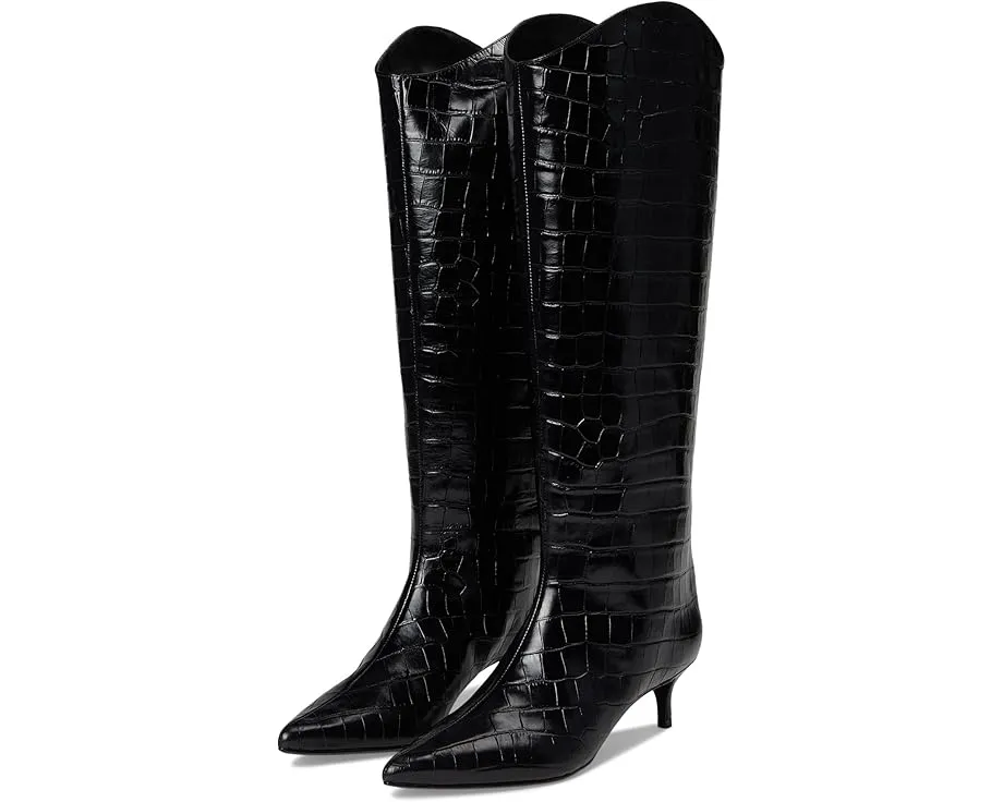 Ботинки Schutz Maryana Lo Wide с острым носком и шпилькой