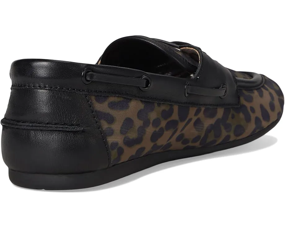 Мокасины Steve Madden Sag из кожи с круглым носком и шнуровкой