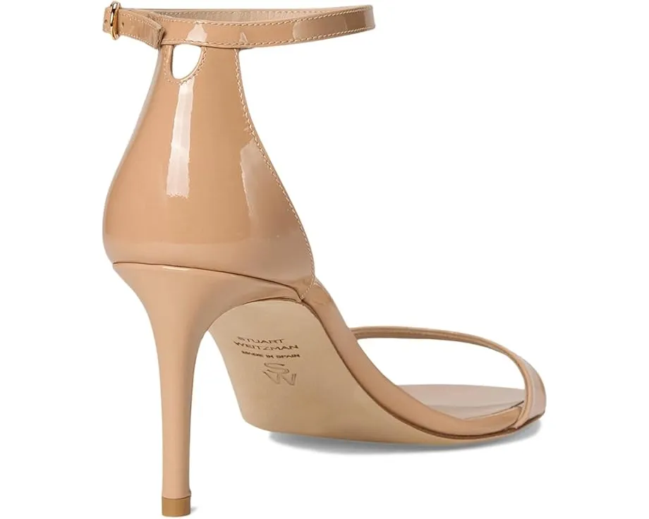 Босоножки Nudist II Sandal 75 на шпильке с глянцевым верхом Stuart Weitzman