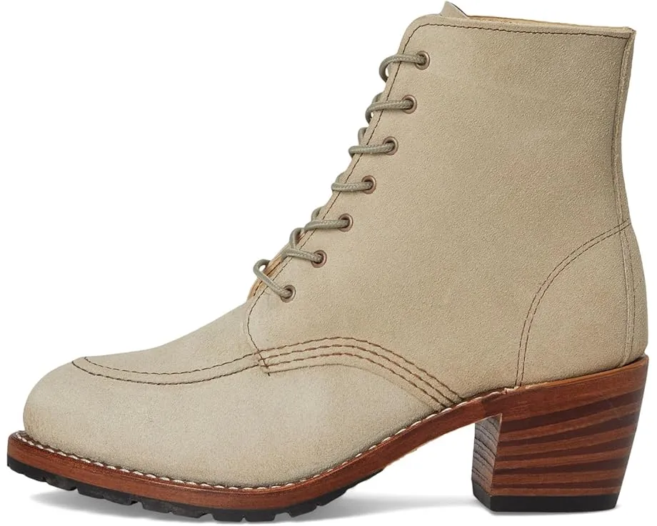 Ботинки Clara от Red Wing Heritage из замши Roughout с мокасиновым носком и подошвой Vibram