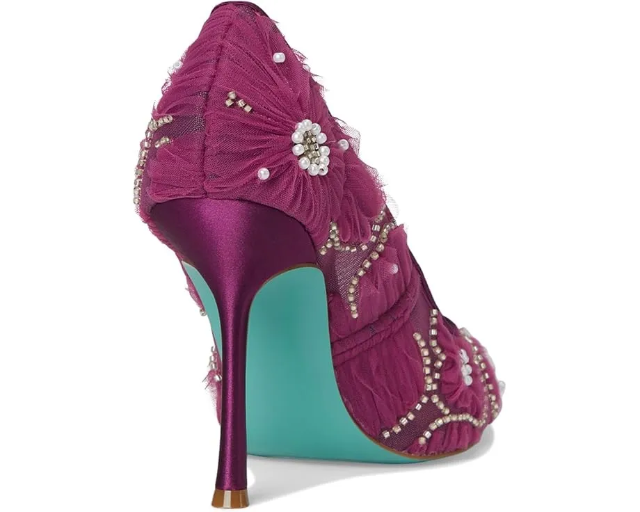 Туфли Roxie от Blue by Betsey Johnson с сетчатым верхом и бисерным цветочным декором
