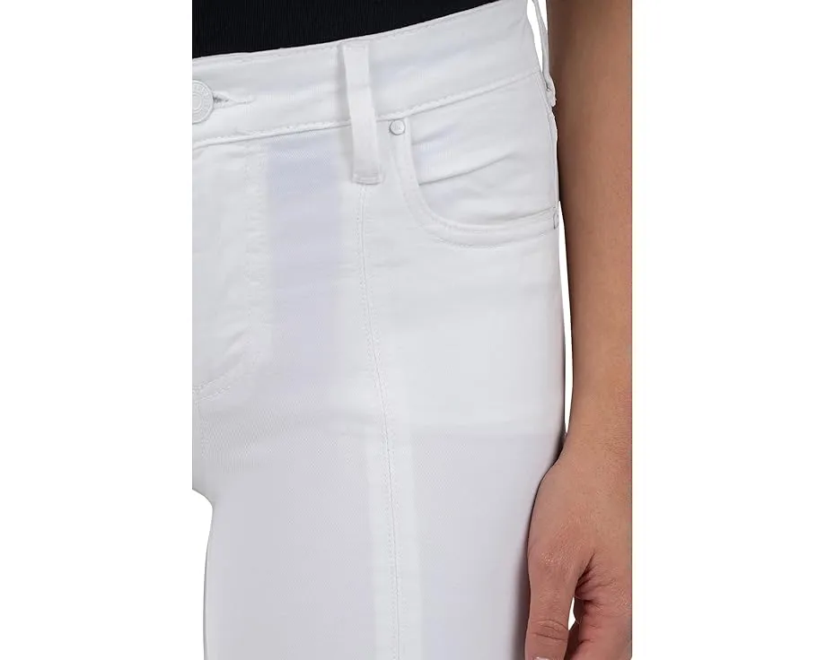 Джинсы KUT from the Kloth Amy Crop с прямыми штанинами и рельефными швами