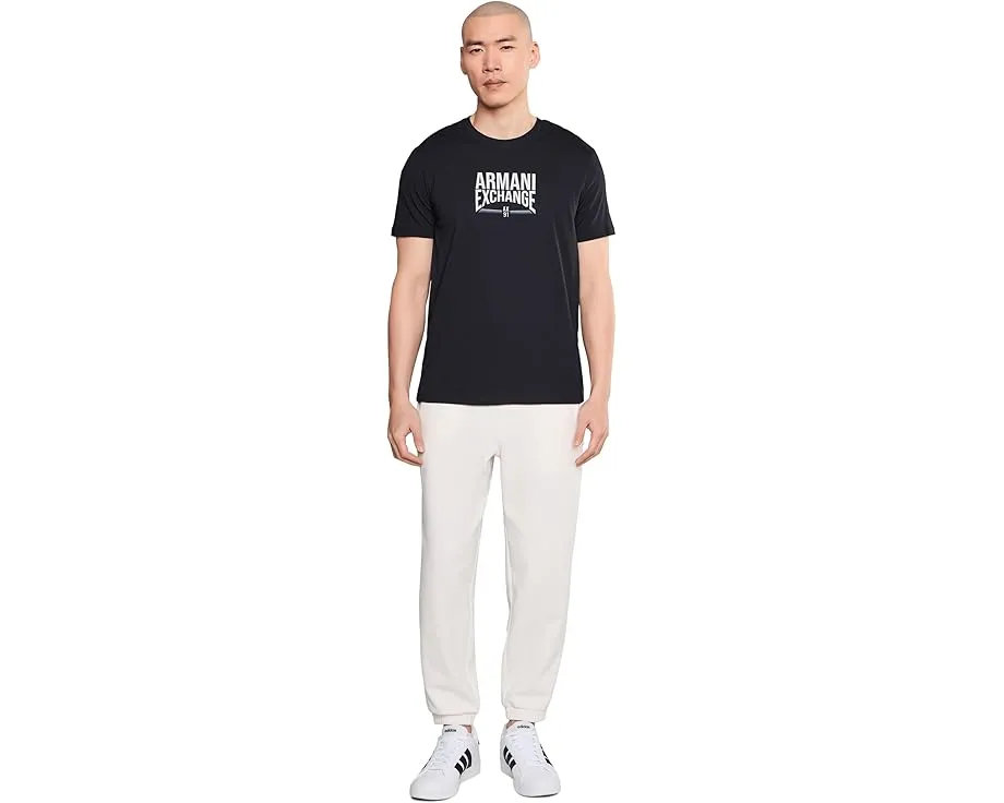 Футболка Armani Exchange с принтом 91 из хлопкового джерси