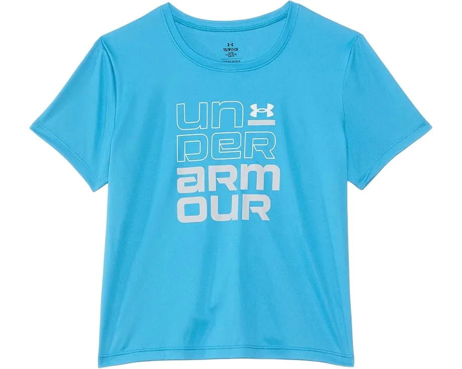 Футболка Under Armour Tech Split Wordmark с коротким рукавом для детей