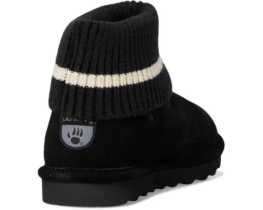 Зимние угги Bearpaw September из замши с отворотом и шерстяной подкладкой