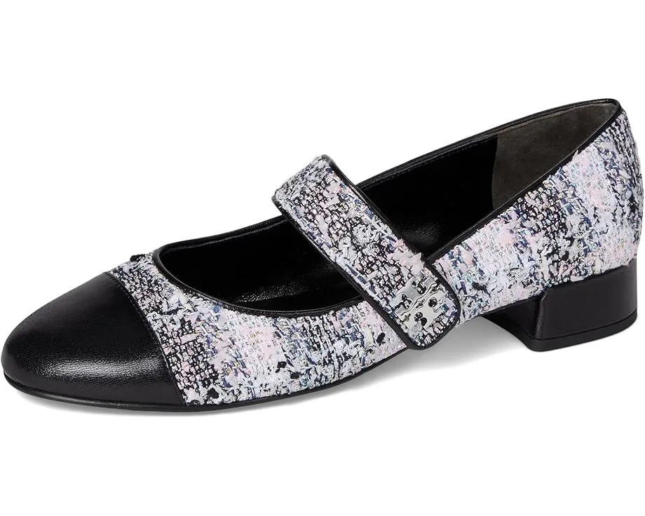 Туфли Tory Burch Cap-Toe Mary Jane Heel Ballet 25mm с контрастным носком