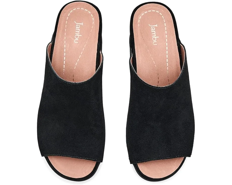 Jambu мюли Nelly на платформе с открытым носком и кожаной стелькой