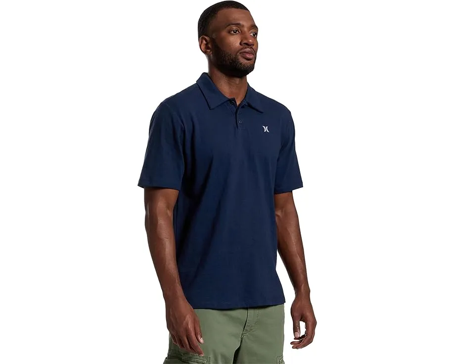 Polo Hurley Icon Slub с коротким рукавом и принтом на груди