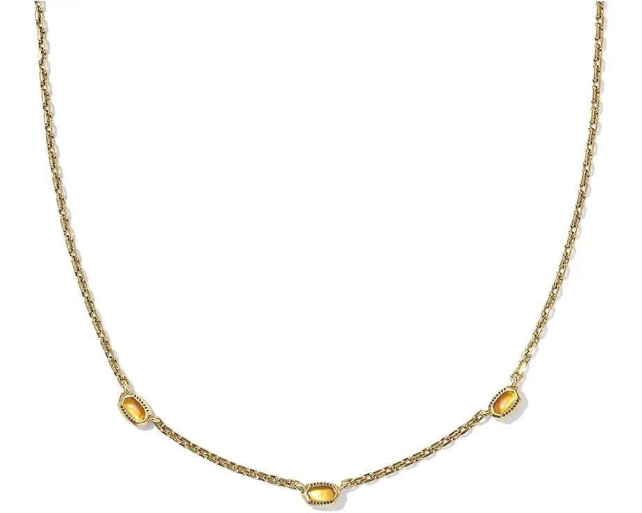 Мини-колье Mini Elisa с тремя камнями от Kendra Scott