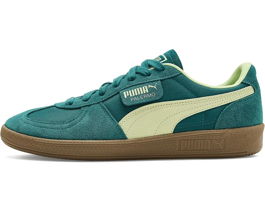 Кроссовки PUMA Palermo Vintage с кожаным верхом и резиновой подошвой