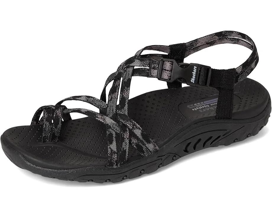 Сандалии Skechers Reggae Positive Space с технологией Stretch Fit и подошвой Reggae