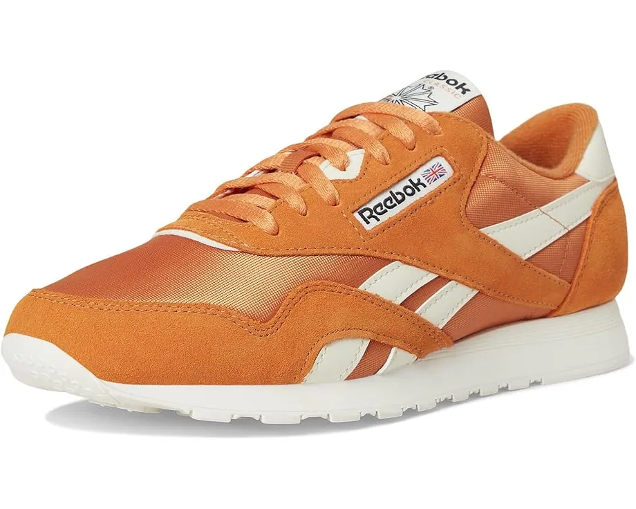 Кроссовки Reebok Classic Nylon с кожаным верхом и резиновой подошвой