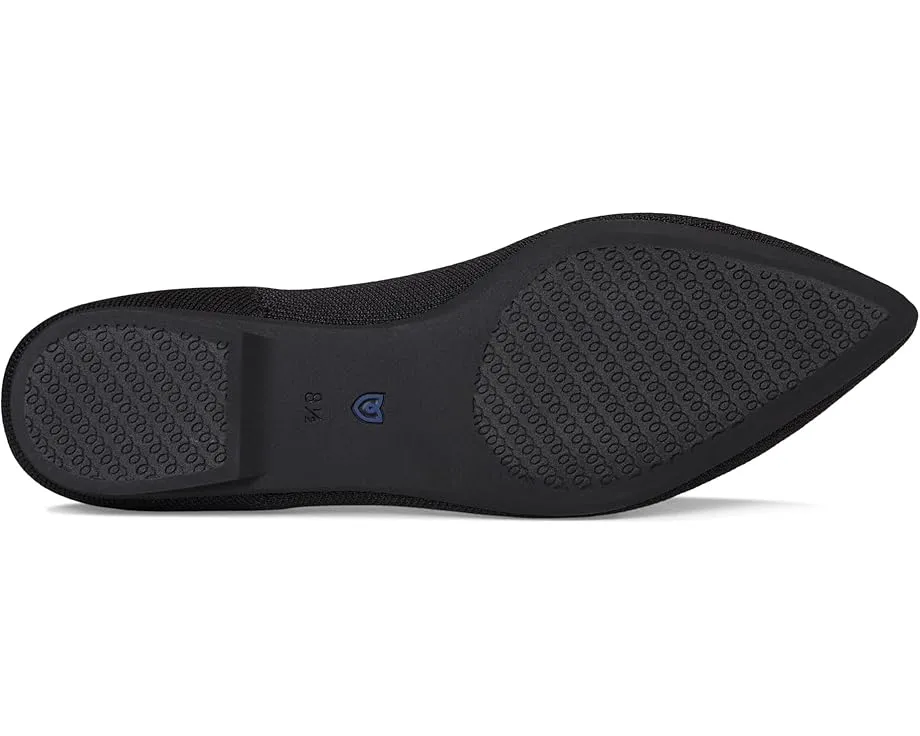 Балетки Rothy's The Point II с просторным носком и эластичной вставкой