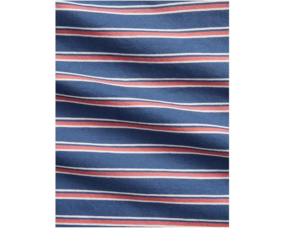 Полосатая футболка из хлопкового трикотажа для младенцев Polo Ralph Lauren