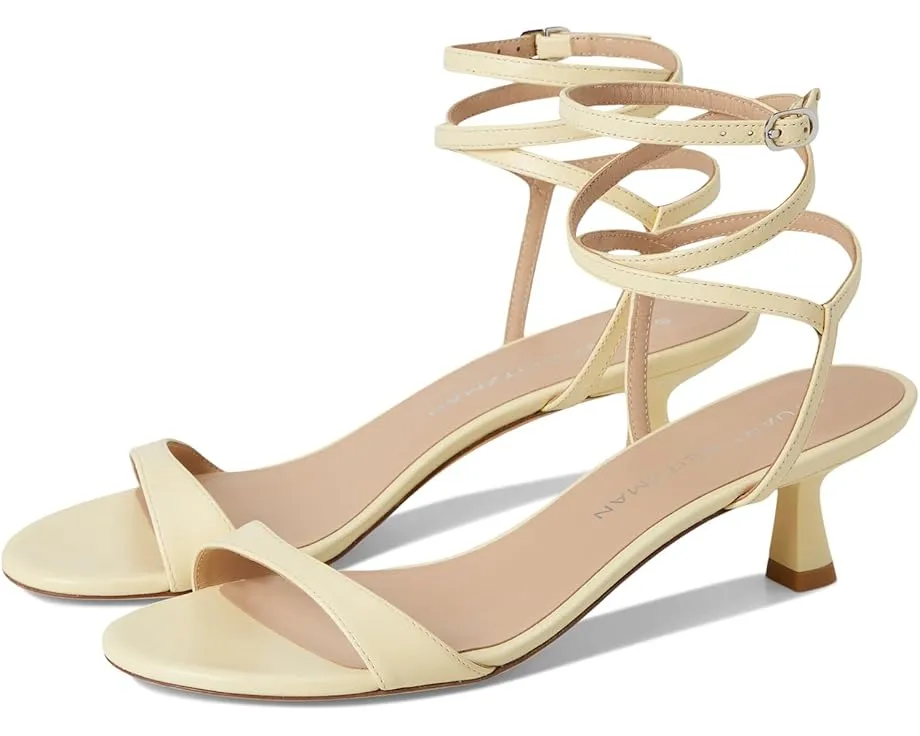 Туфли Stuart Weitzman Nudist Wrap 50 на шпильке с обертывающим ремешком